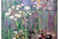 "My Water Lilies" by Jenice Belling ~ Art Quilt ~ Not for Sale