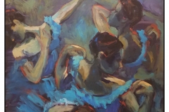 "Blue Dancers" by Martha Driscoll ~ Acrylic ~ Not for Sale