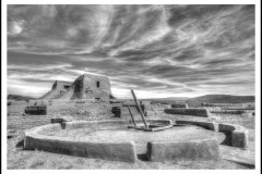Skies Over the Pecos Pueblo by Scott MacInnis