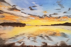 "Sunset On Lake Keowee" by Veta Finch