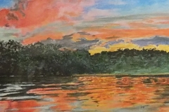 "Lake Keowee Sunrise" by Louisa Lyman