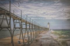 Russell Carlson - "Michigan Lighthouse"
