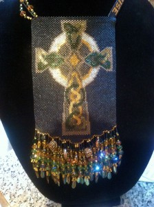 Dale Hadden Celtic Cross bead weaving