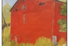 "The Red Barn... Again" by Bonnie Stevens ~ Acrylic ~ Not for Sale