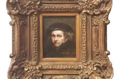 "My Small and Very Particular Tribute to Rembrandt" by Aldo Muzzarelli ~ Oil ~ Not for Sale