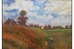 "Poppies" by Yvonne Park ~ Oil ~ Not for Sale