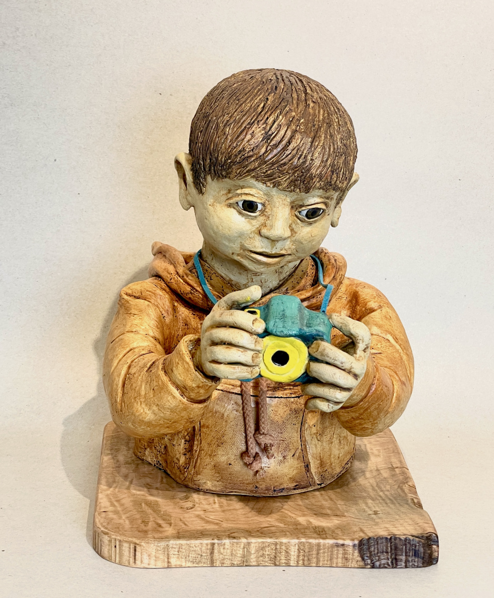 "Sorriso - Smile" - Clay by Donna O'Hara "Sorriso - Smile" - Clay by Donna O'Hara
