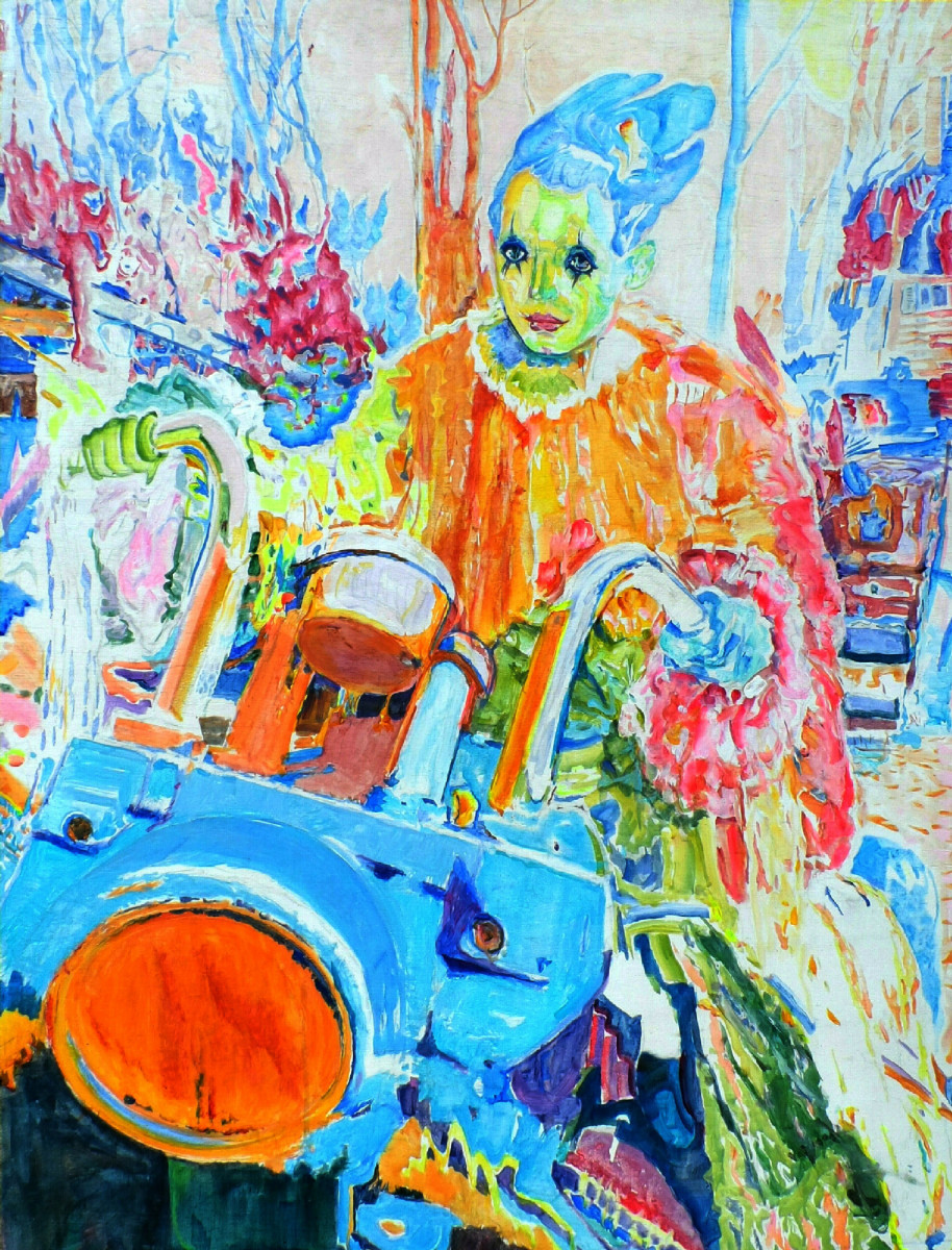 "Harleyquin" - Acrylic & Mixed Media by Hamed Mahmoodi "Harleyquin" - Acrylic & Mixed Media by Hamed Mahmoodi