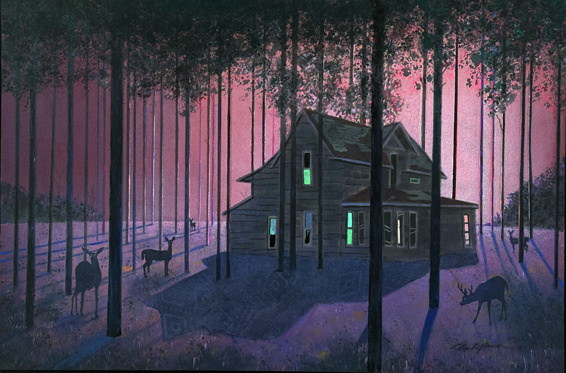 "Abandoned Home" - Acrylic by Steve Garner "Abandoned Home" - Acrylic by Steve Garner