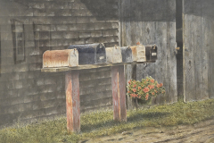 "You've Got Mail" Watercolor and Casein by Dale Cochran
