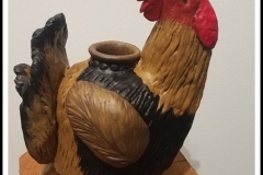 "Bobby Folk Rooster, Waxed" 2021