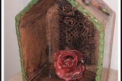 "Reliquary with Rose" 2019