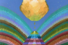 "Atmos IX" - Acrylic by Lisa Shimko - $150
