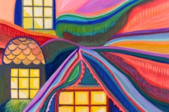 "Curious Place to See" - Acrylic by Lisa Shimko - $250