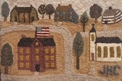 Hooked Rug by Jeanne Chambers